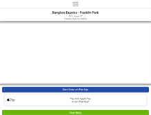 Tablet Screenshot of bangloreexpressnj.com